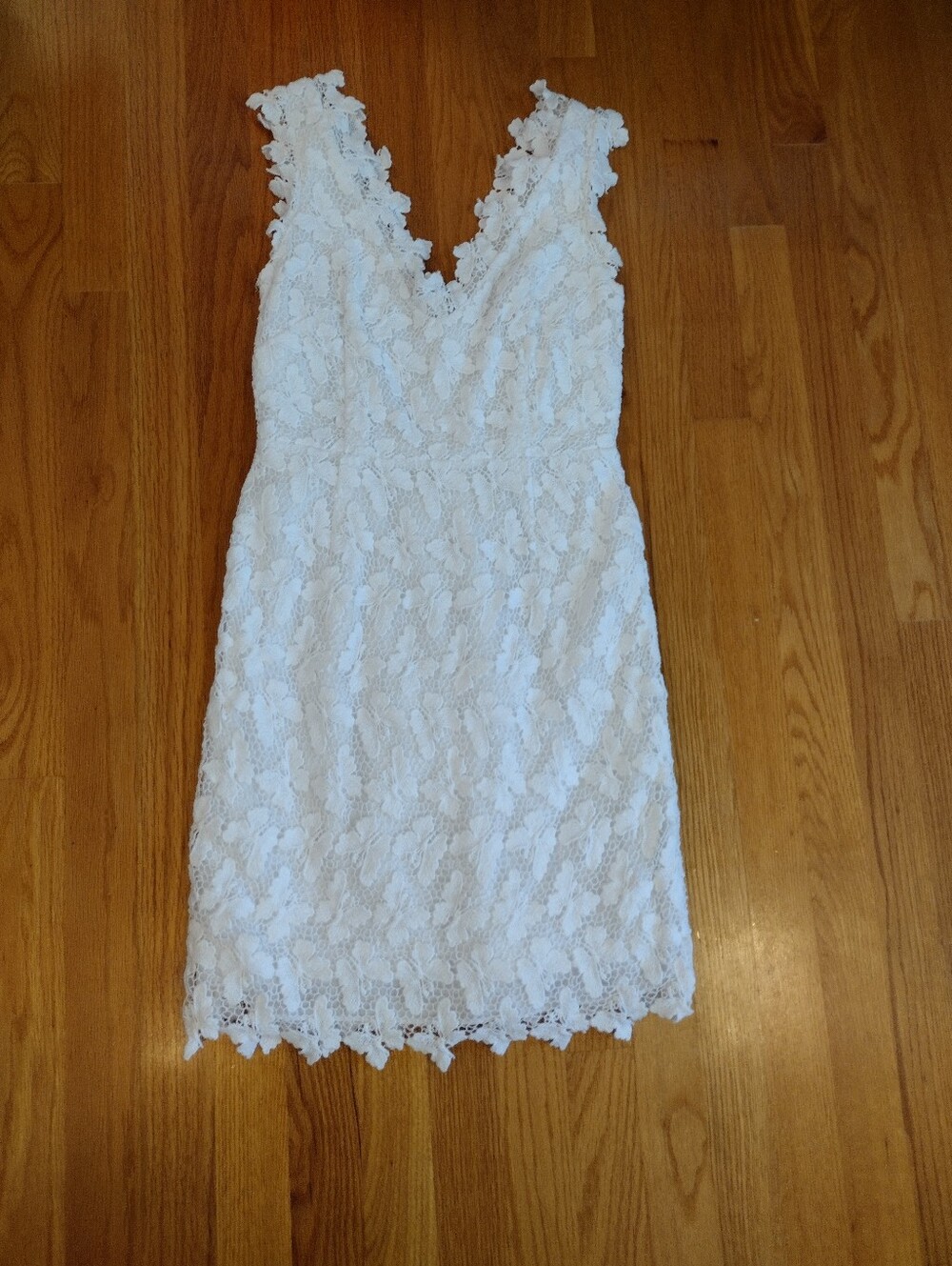 Lilly Pulitzer Reeve Butterfly Lace Shift Dress Size 2 Resort White Coquette - Picture 5 of 9
